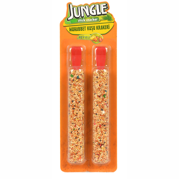Jungle Budgie Fruit Doble Stick 10 pcs 0100GRX10PCS